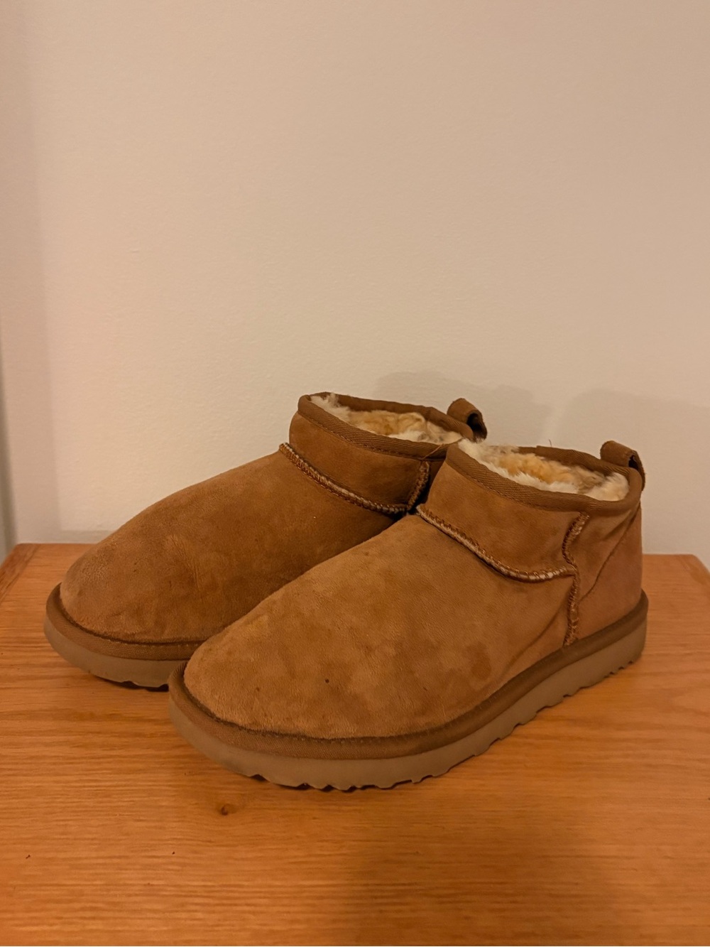 UGG Classic Ultra Mini Boots- Chestnut Suede